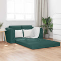 vidaXL Sofa Bed 60cm Ciemna zieleń tkanina