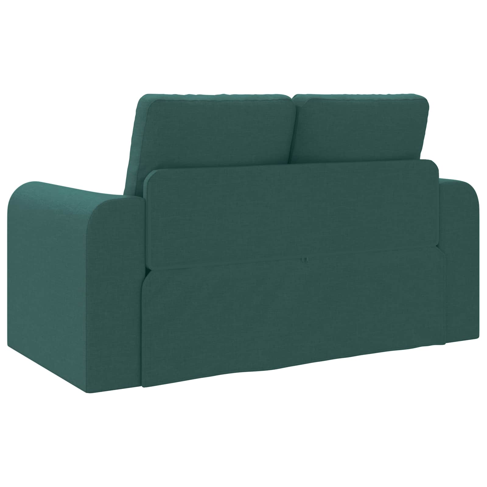 vidaXL Sofa Bed 60cm Ciemna zieleń tkanina