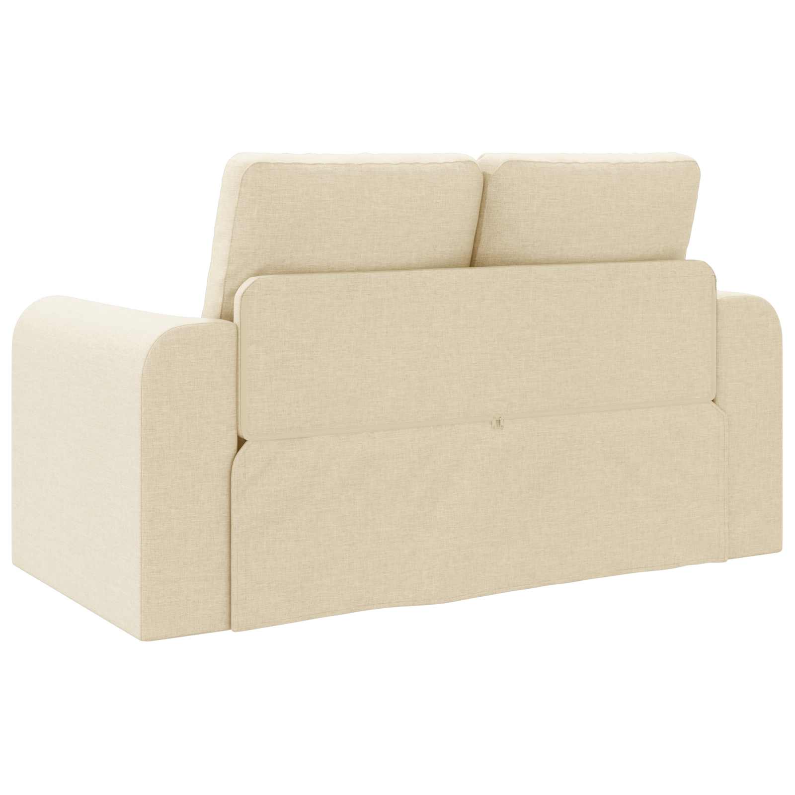 vidaXL Sofa Bed 60cm Kremowy tkanina