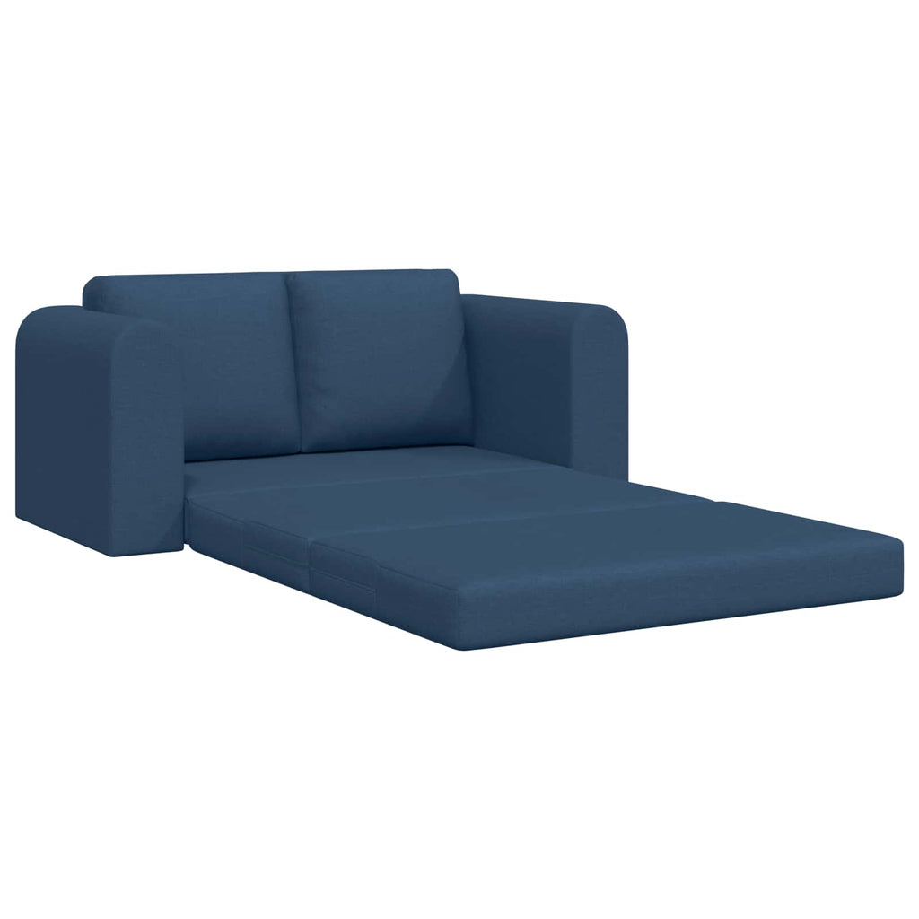 vidaXL Sofa Bed 60cm Niebieski tkanina