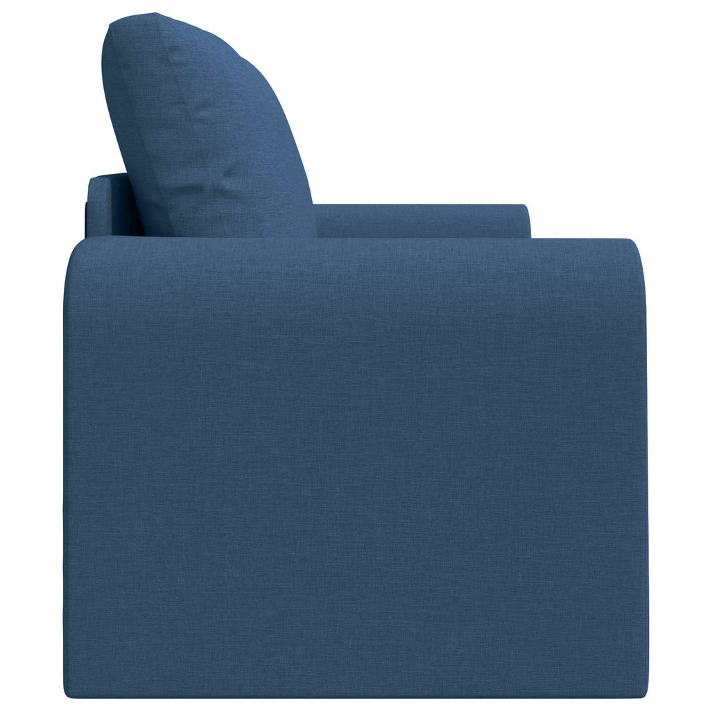 vidaXL Sofa Bed 60cm Niebieski tkanina