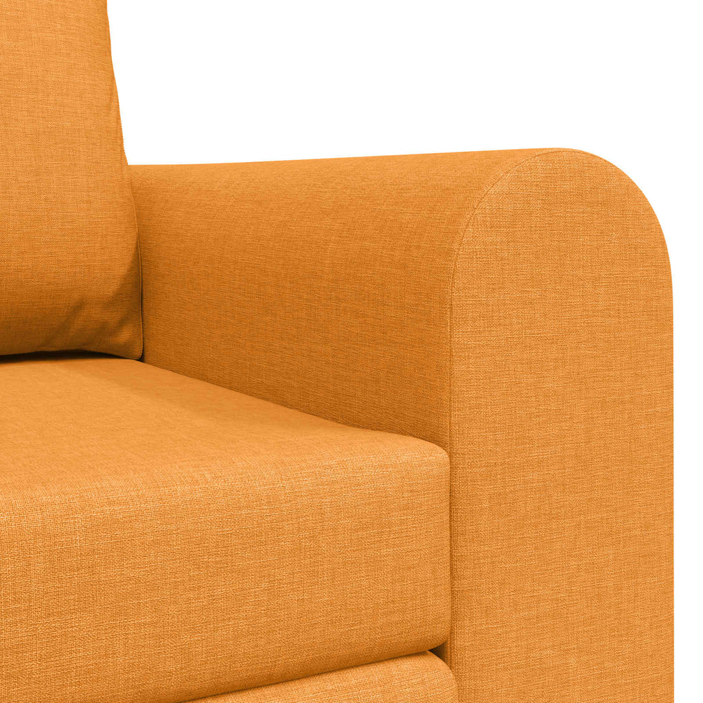 vidaXL Sofa Bed 60cm Ciemny Żółty tkanina
