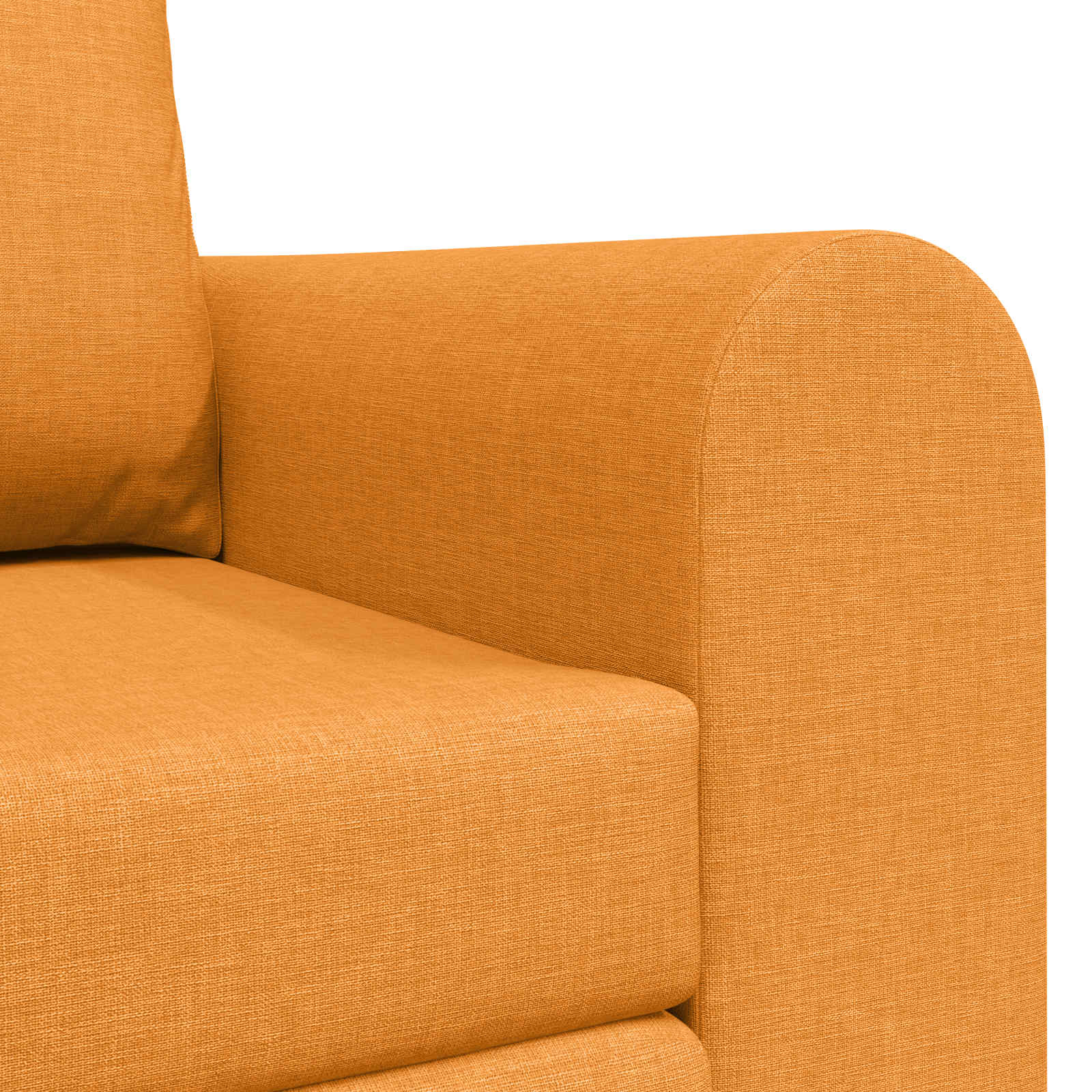 vidaXL Sofa Bed 60cm Ciemny Żółty tkanina