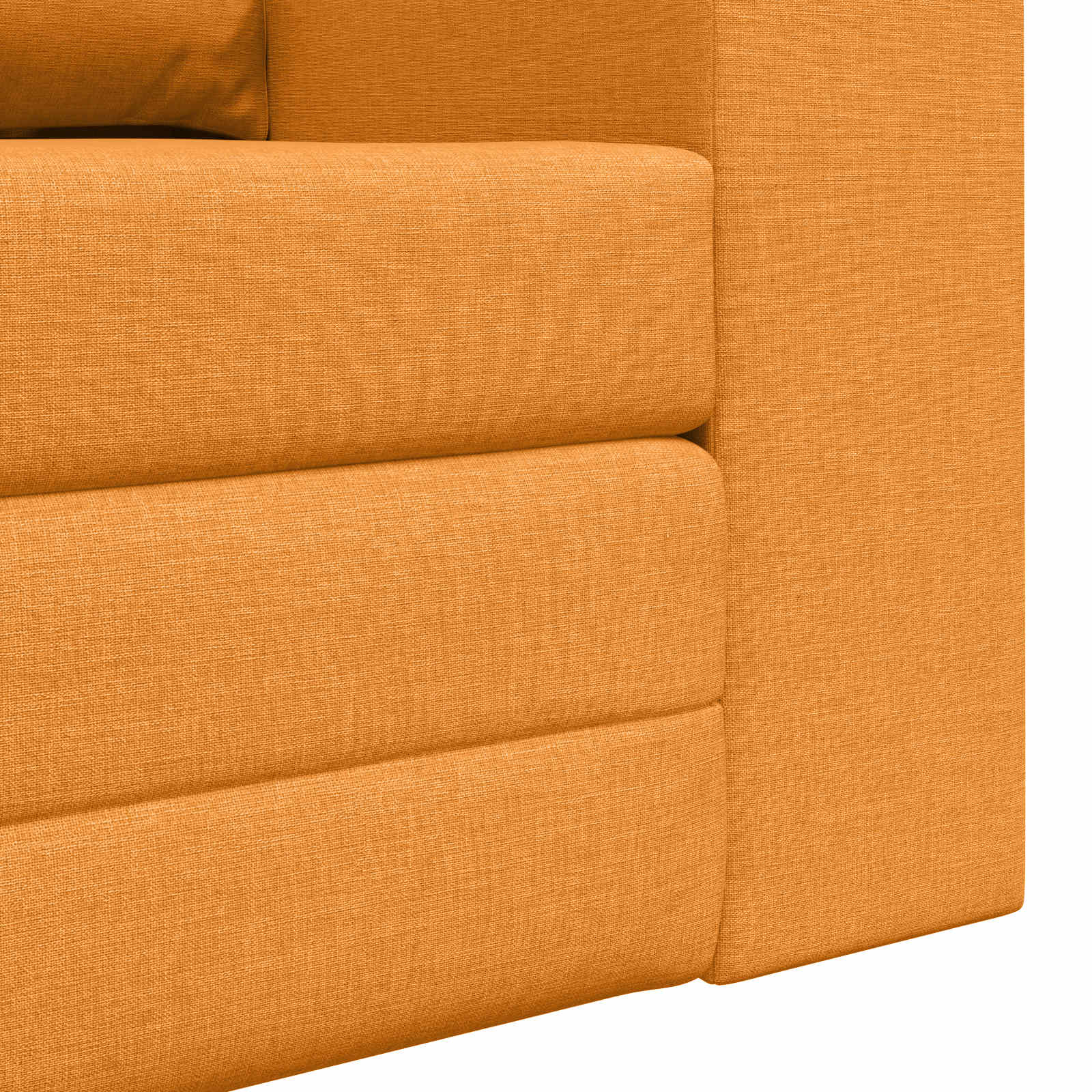 vidaXL Sofa Bed 60cm Ciemny Żółty tkanina