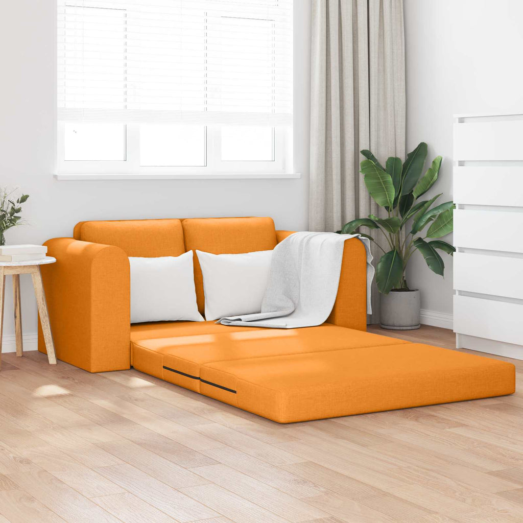 vidaXL Sofa Bed 60cm Ciemny Żółty tkanina