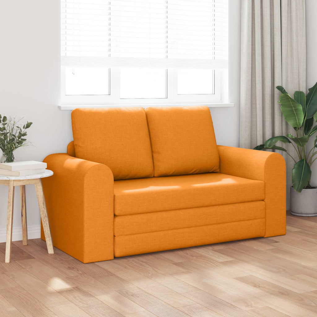 vidaXL Sofa Bed 60cm Ciemny Żółty tkanina