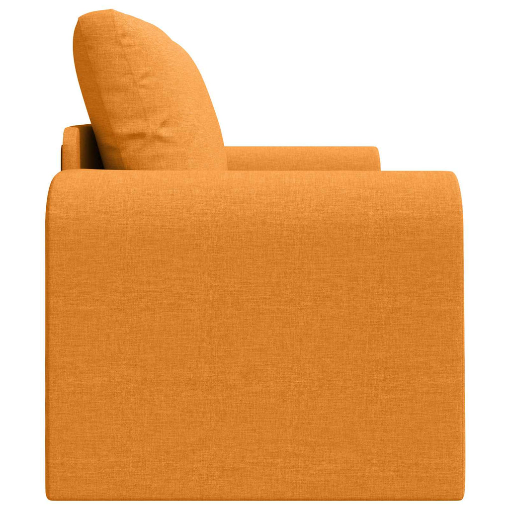 vidaXL Sofa Bed 60cm Ciemny Żółty tkanina