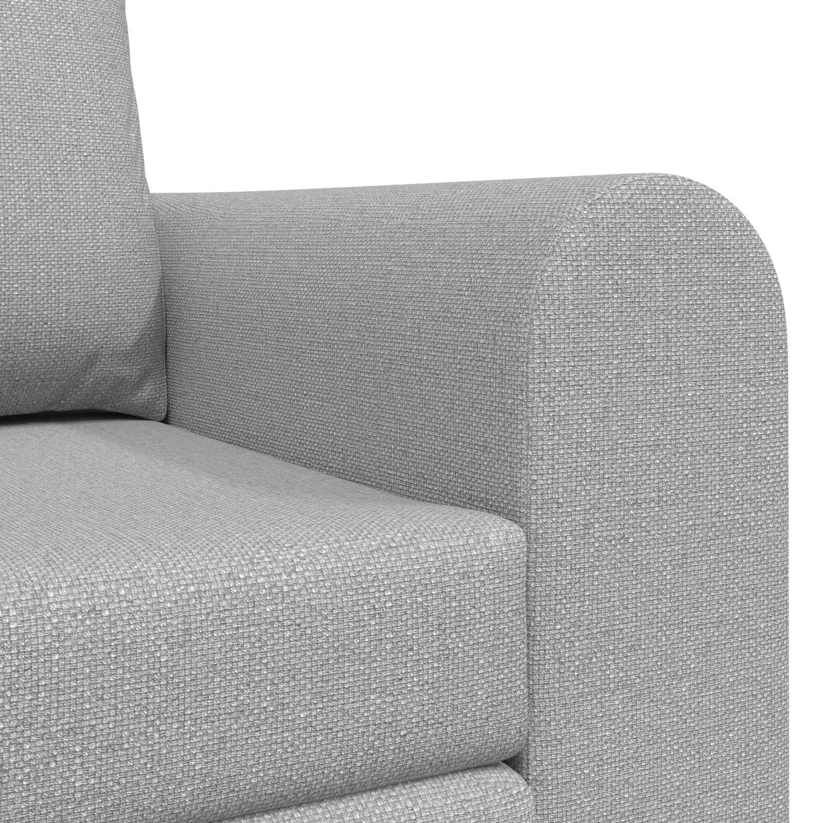 vidaXL Sofa Bed Szary chmur 148 x 71 x 83 cm tkanina