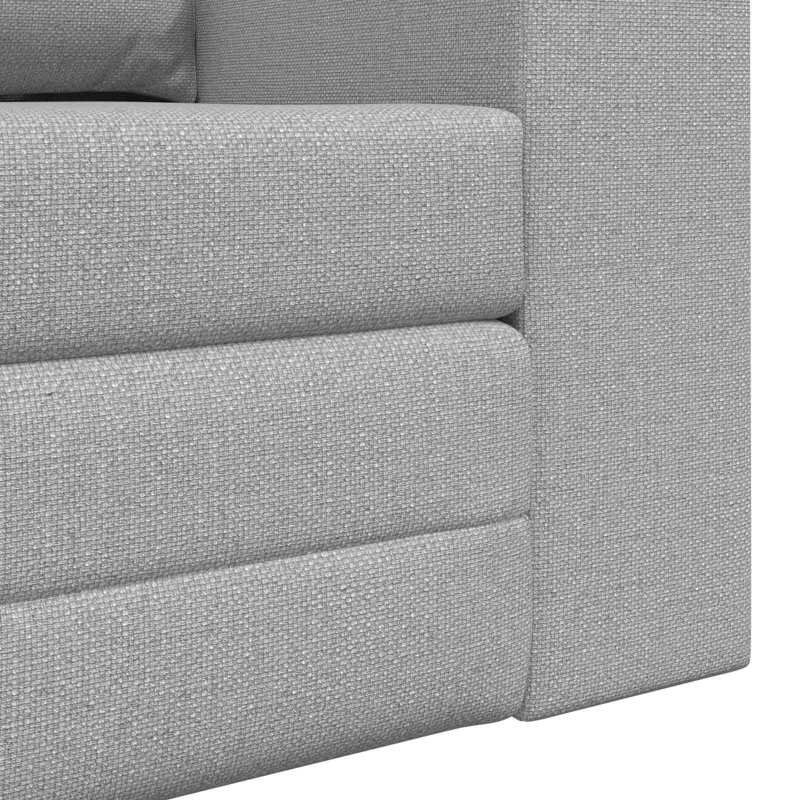 vidaXL Sofa Bed Szary chmur 148 x 71 x 83 cm tkanina