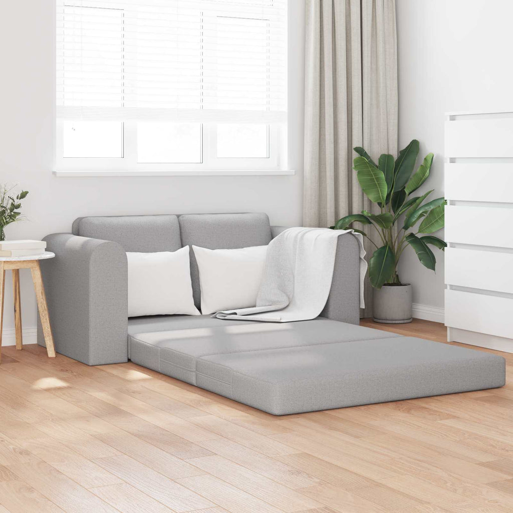 vidaXL Sofa Bed Szary chmur 148 x 71 x 83 cm tkanina