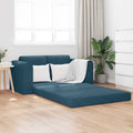 vidaXL Sofa Bed Niebieski 148 x 71 x 83 cm Aksamit
