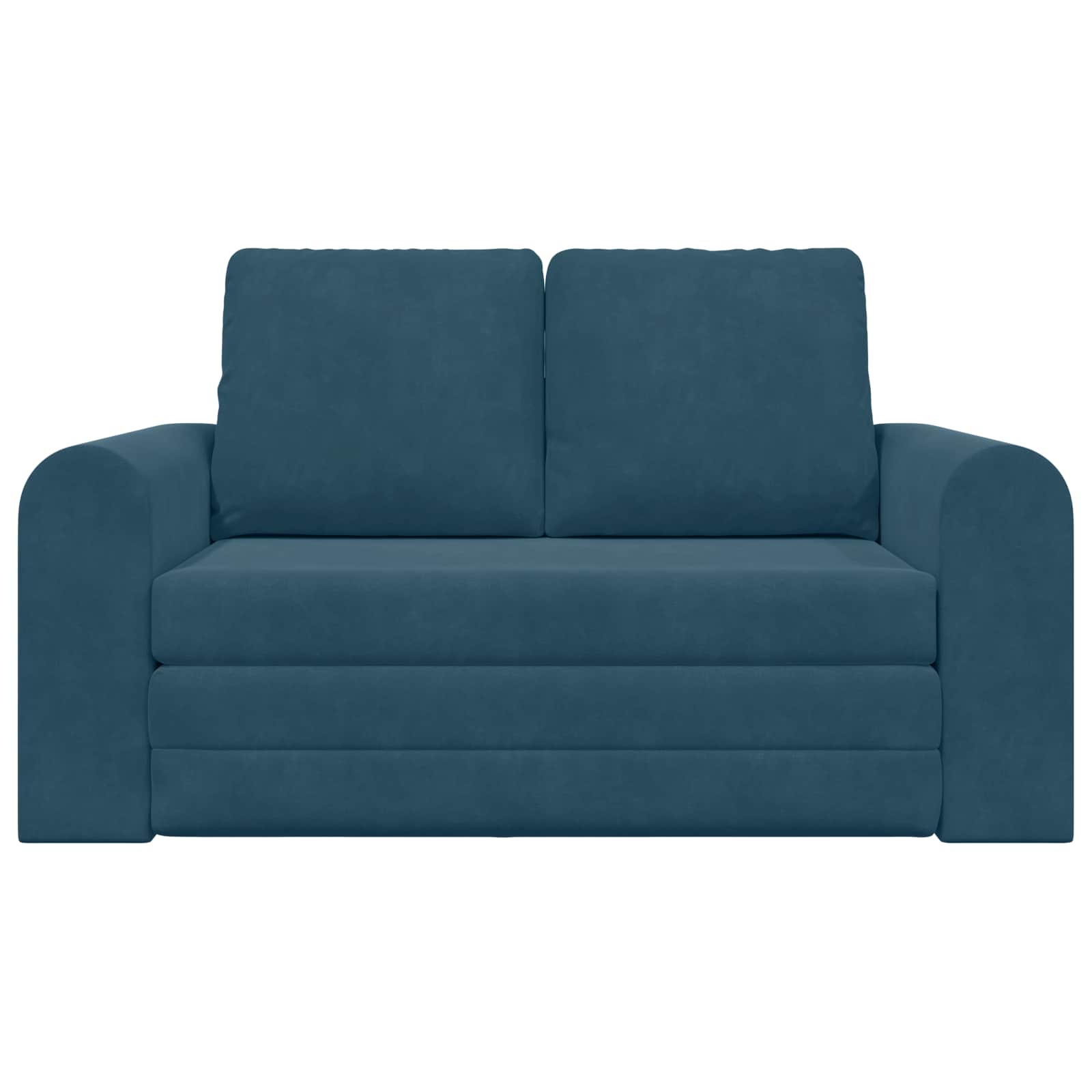 vidaXL Sofa Bed Niebieski 148 x 71 x 83 cm Aksamit