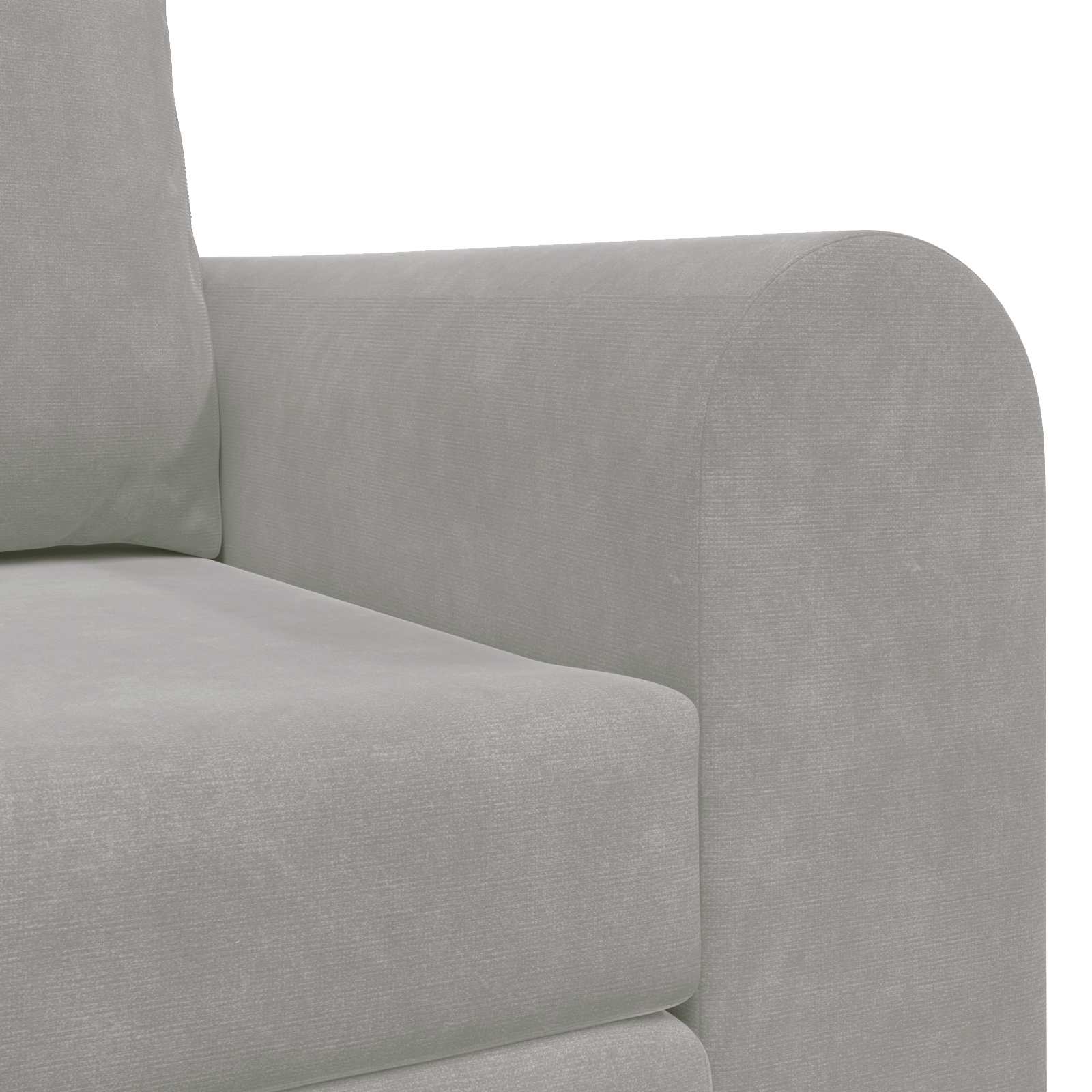 vidaXL Sofa Bed Jasnoszary 148 x 71 x 83 cm Aksamit