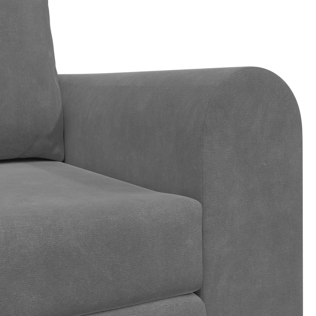 vidaXL Sofa Bed Ciemnoszary 148 x 71 x 83 cm Aksamit