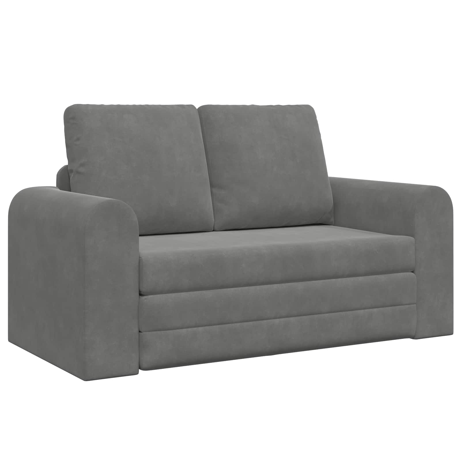 vidaXL Sofa Bed Ciemnoszary 148 x 71 x 83 cm Aksamit