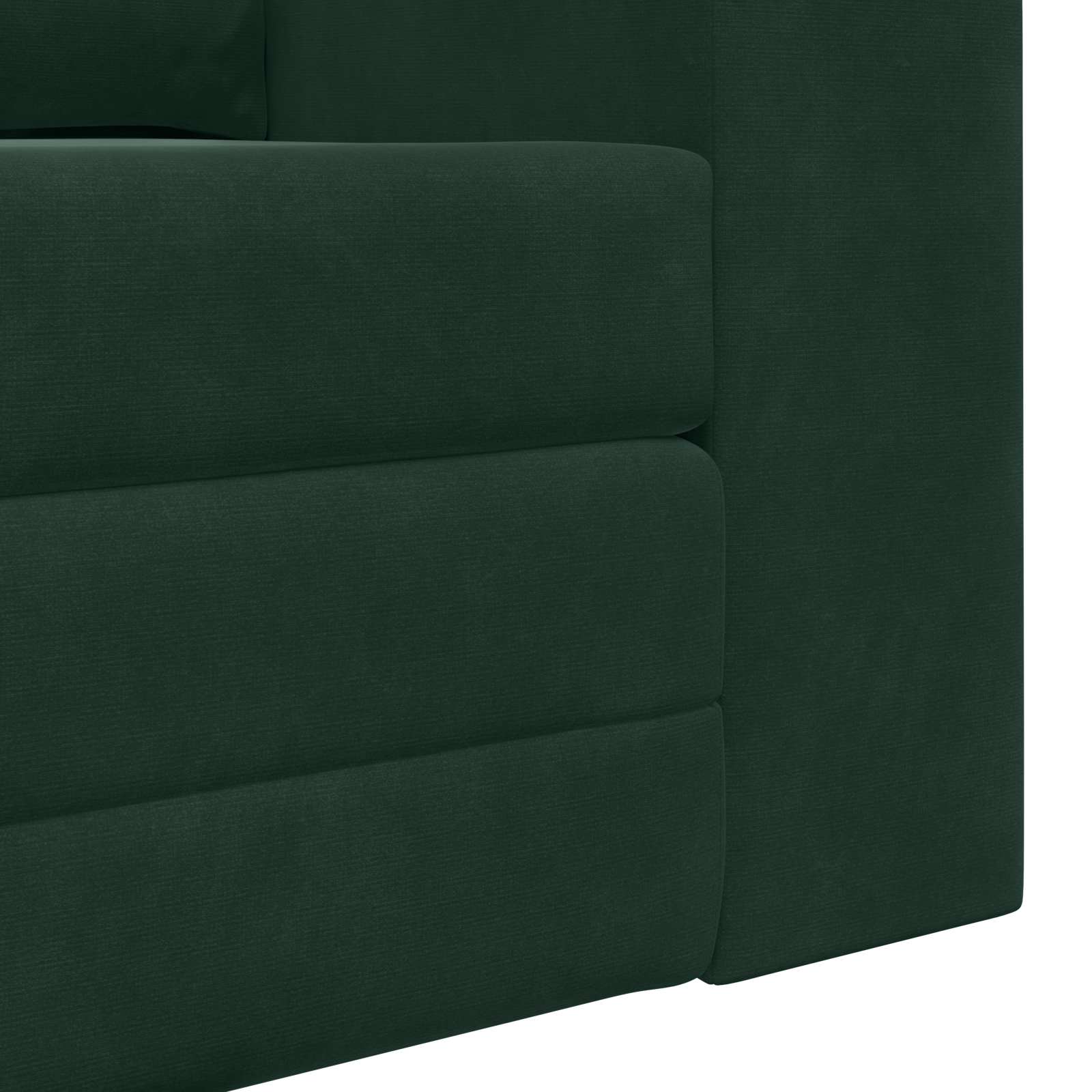 vidaXL Sofa Bed Ciemna zieleń 148 x 71 x 83 cm Aksamit