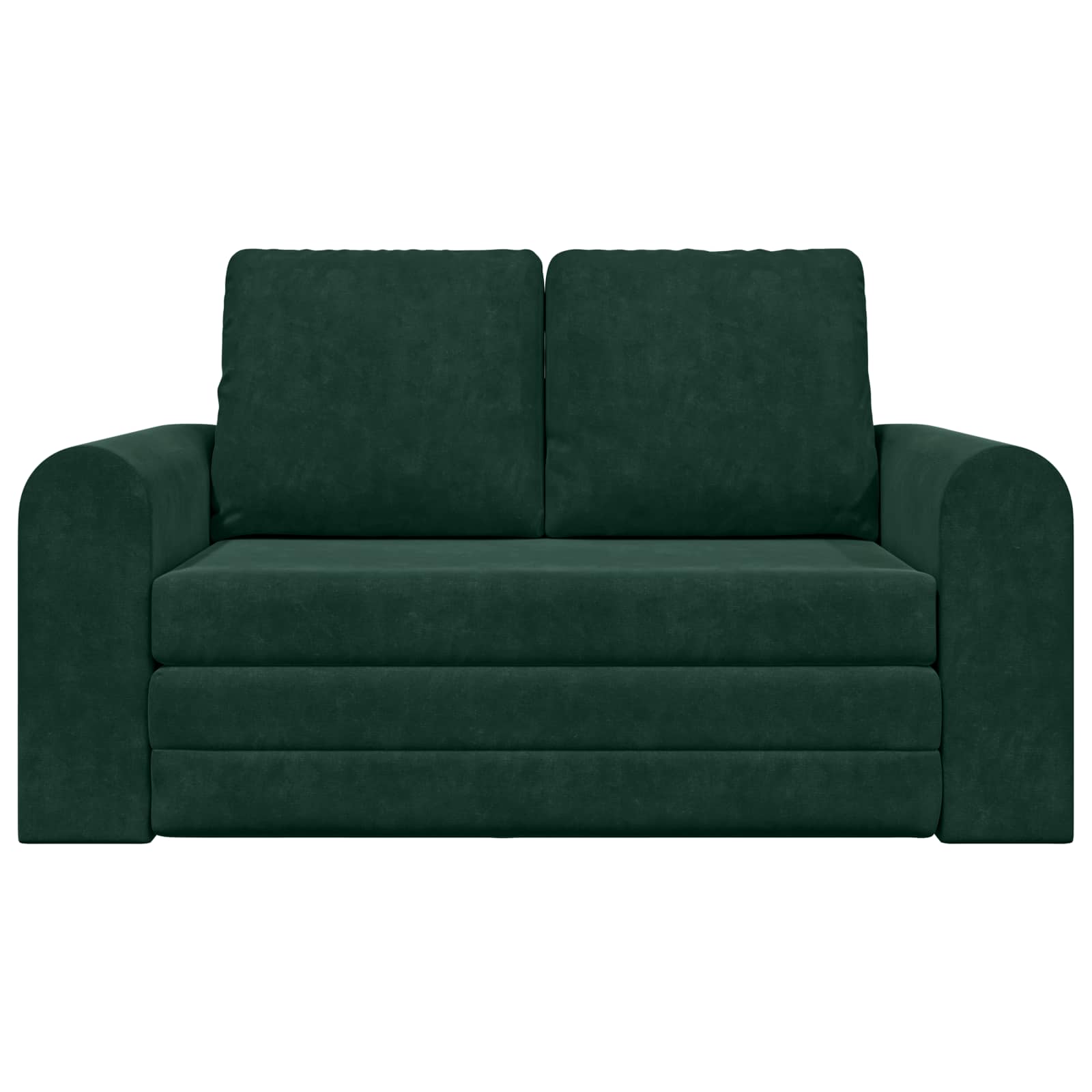 vidaXL Sofa Bed Ciemna zieleń 148 x 71 x 83 cm Aksamit