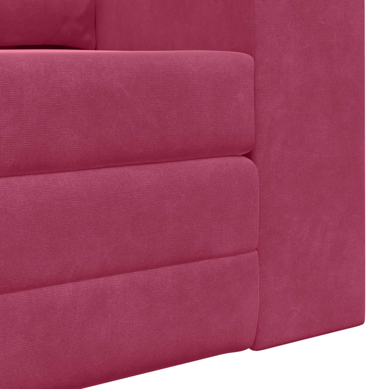 vidaXL Sofa Bed Czerwone wino 148 x 71 x 83 cm Aksamit