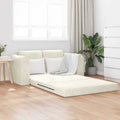 vidaXL Sofa Bed Kremowy 148 x 71 x 83 cm Aksamit