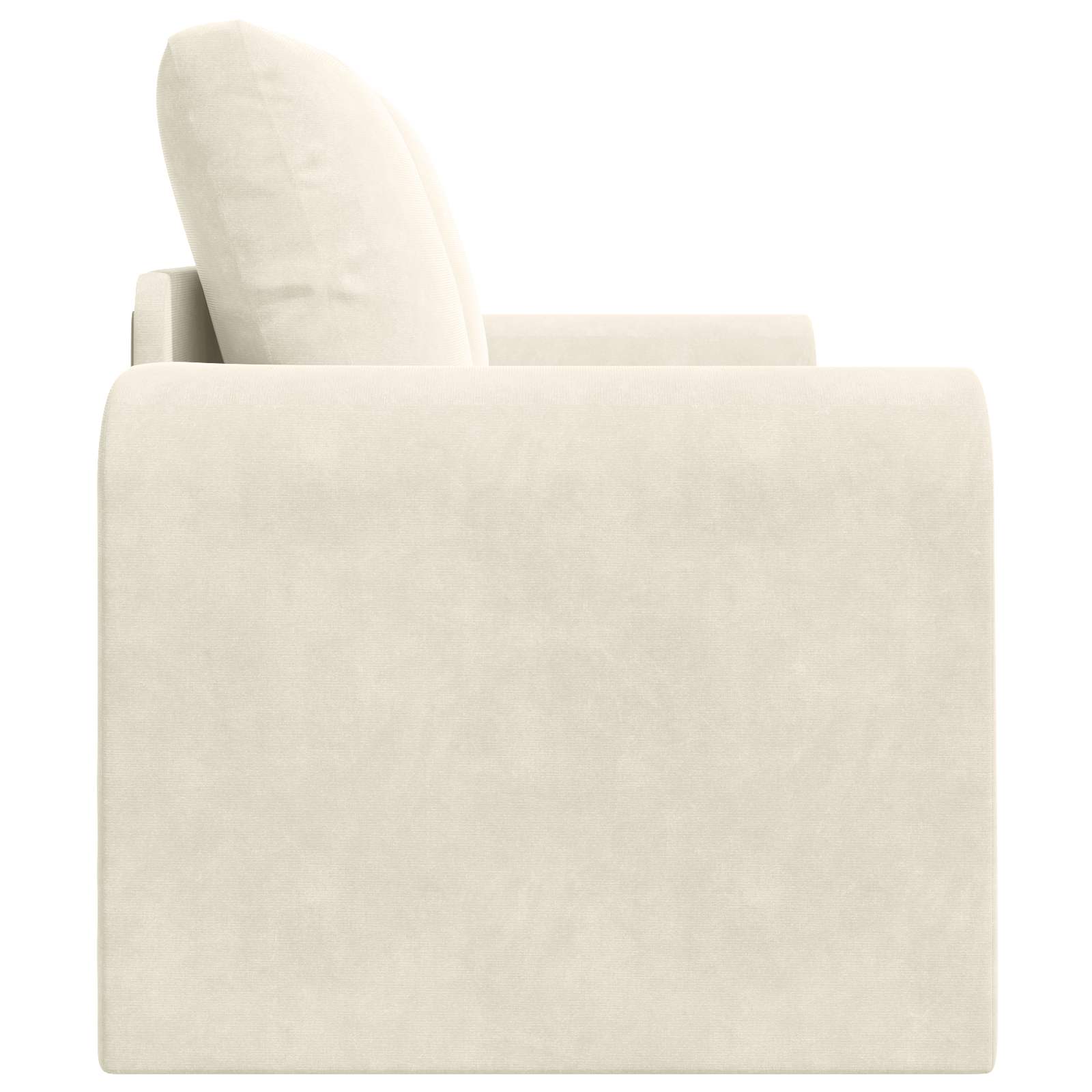 vidaXL Sofa Bed Kremowy 148 x 71 x 83 cm Aksamit