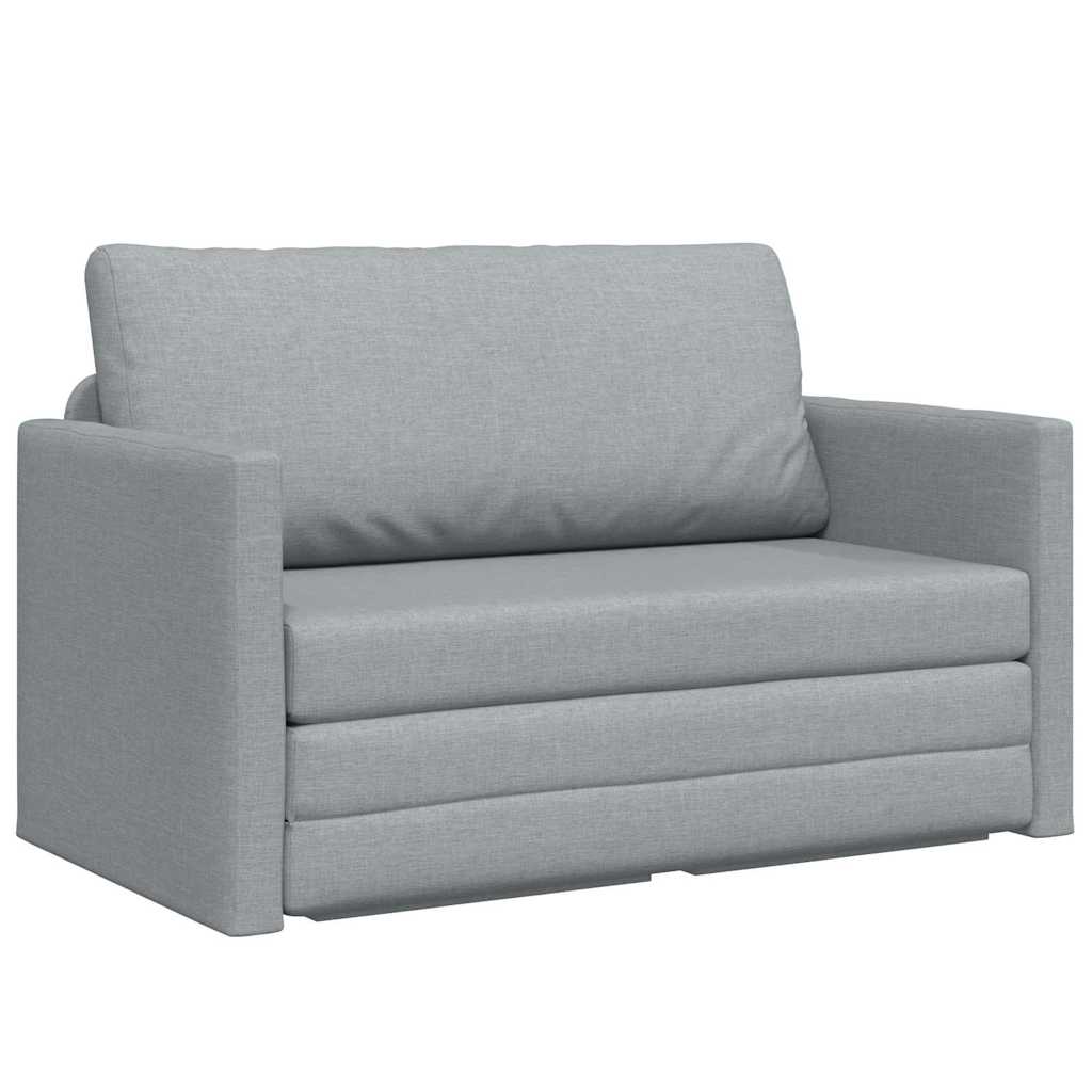 vidaXL Sofa Bed 110cm Jasnoszary tkanina