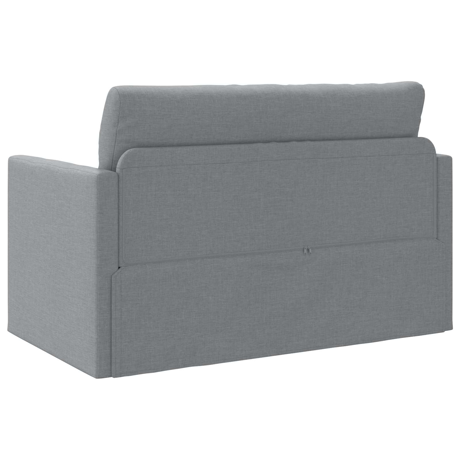 vidaXL Sofa Bed 110cm Jasnoszary tkanina