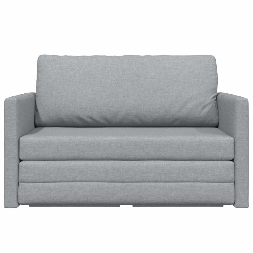 vidaXL Sofa Bed 110cm Jasnoszary tkanina