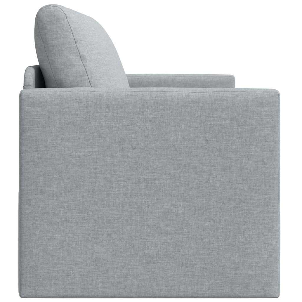 vidaXL Sofa Bed 110cm Jasnoszary tkanina