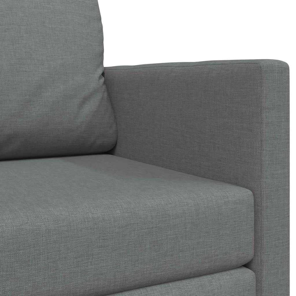 vidaXL Sofa Bed 110cm Ciemnoszary tkanina