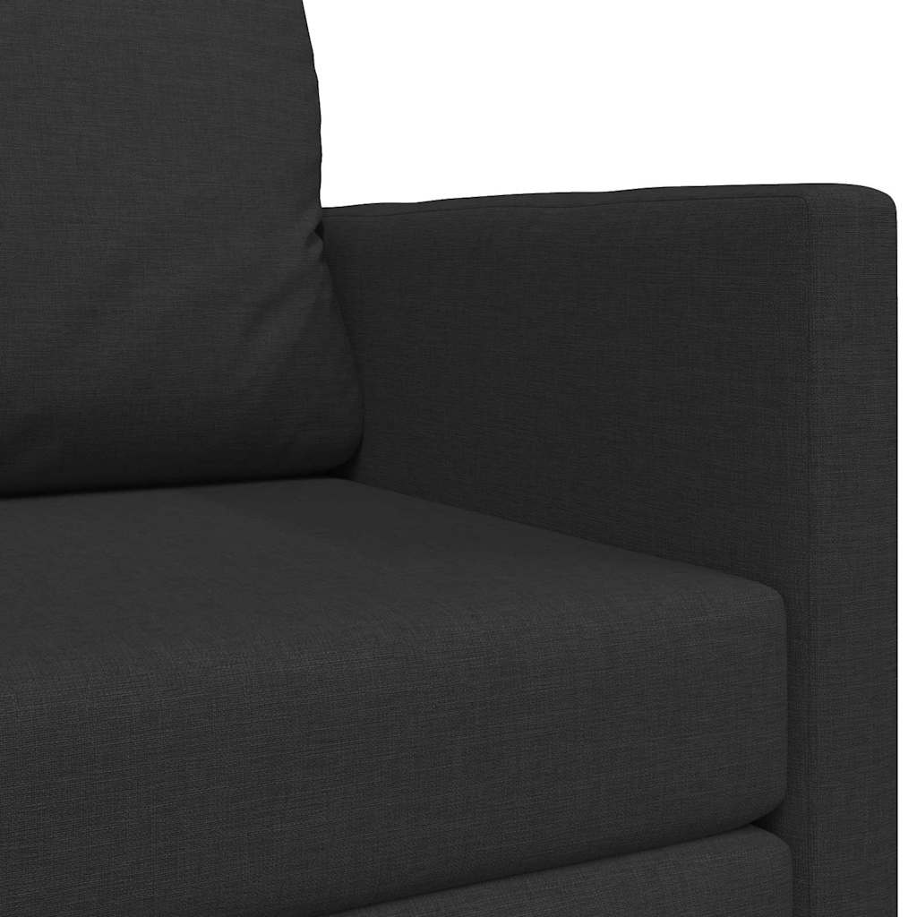 vidaXL Sofa Bed 110cm Czarny tkanina
