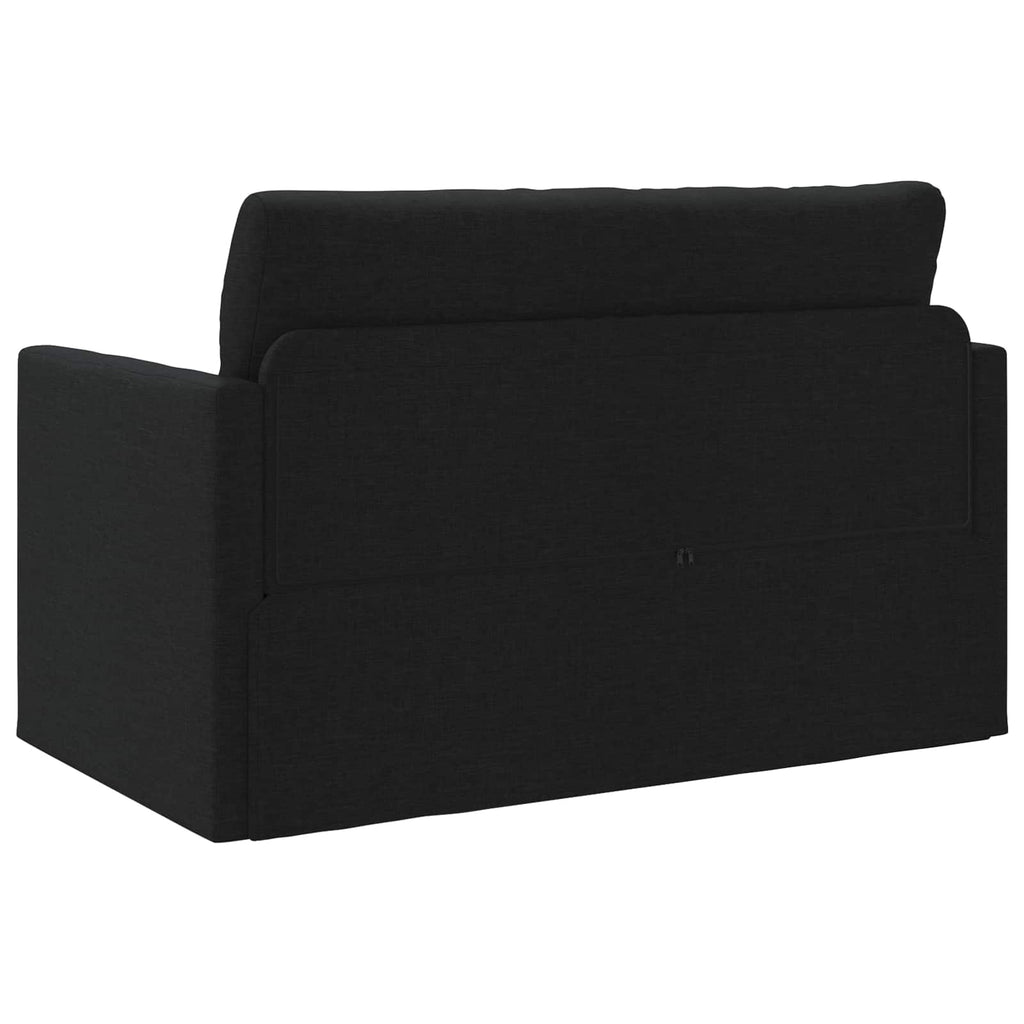 vidaXL Sofa Bed 110cm Czarny tkanina