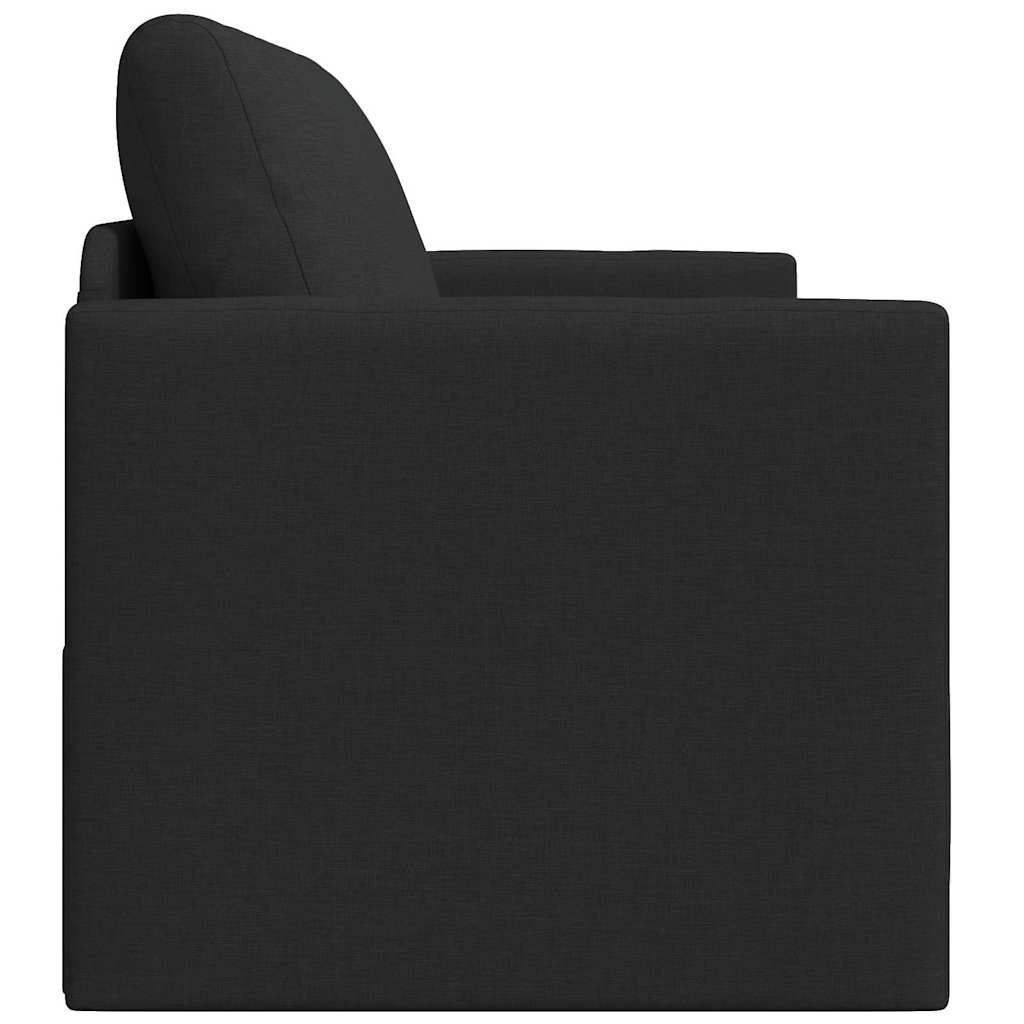 vidaXL Sofa Bed 110cm Czarny tkanina