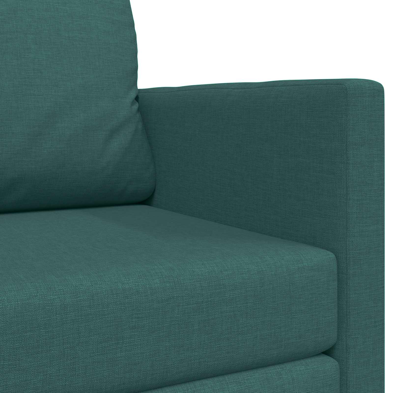 vidaXL Sofa Bed 110cm Ciemna zieleń tkanina