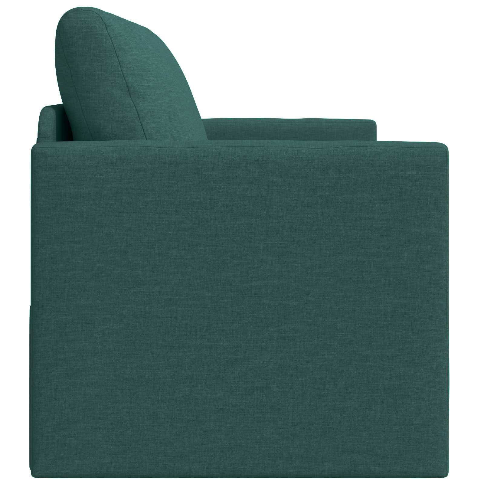 vidaXL Sofa Bed 110cm Ciemna zieleń tkanina