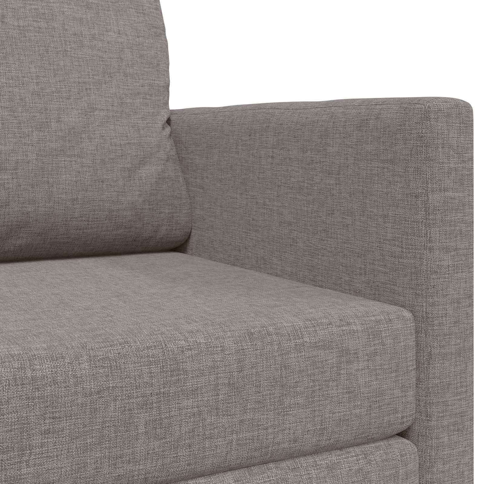 vidaXL Sofa Bed 110cm Ciemnoszary tkanina