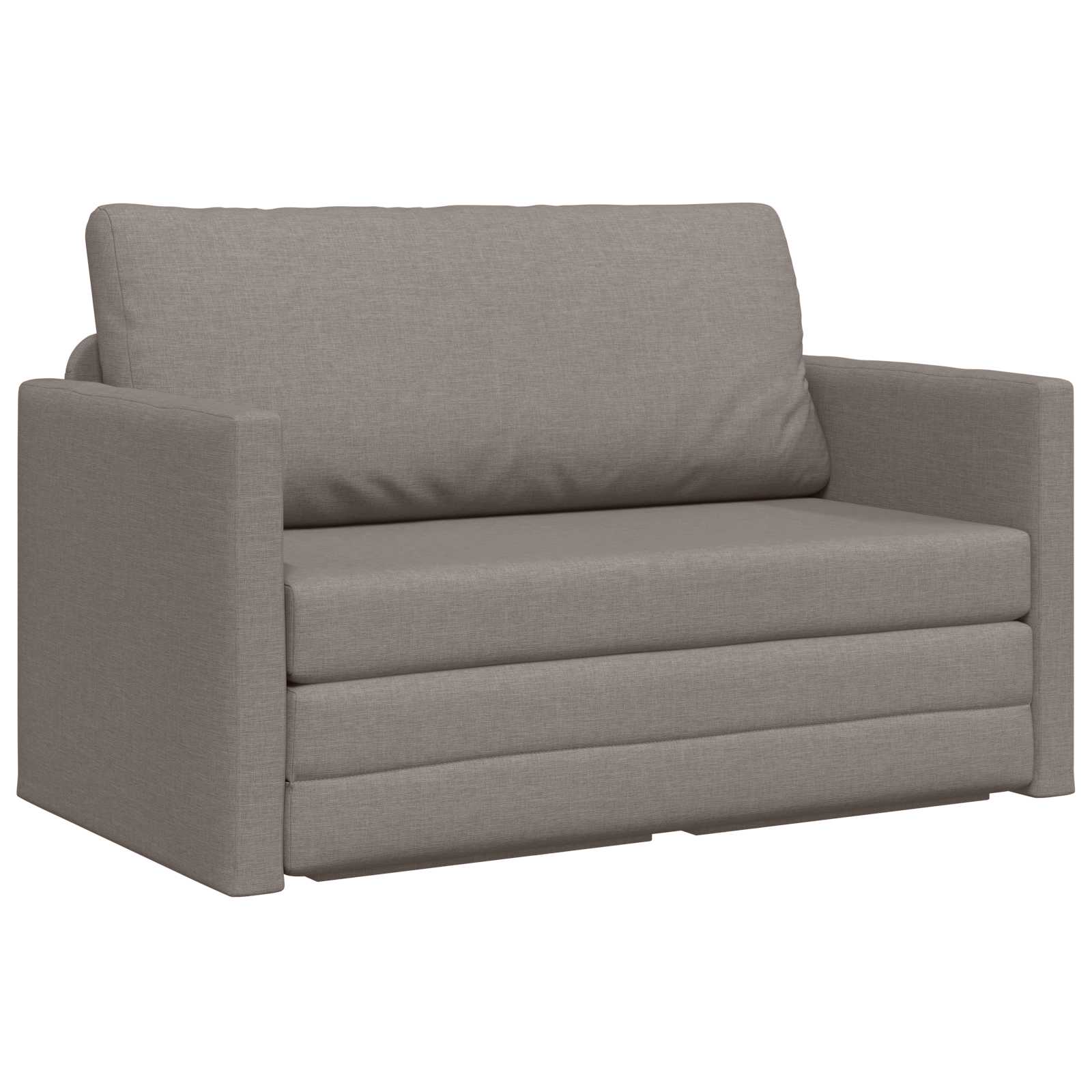 vidaXL Sofa Bed 110cm Ciemnoszary tkanina