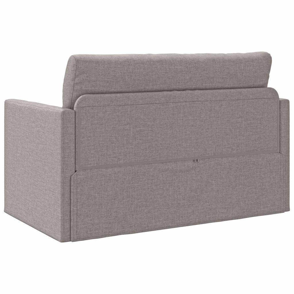 vidaXL Sofa Bed 110cm Ciemnoszary tkanina