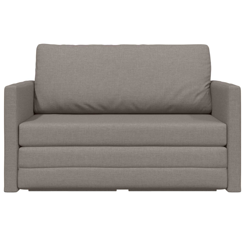 vidaXL Sofa Bed 110cm Ciemnoszary tkanina