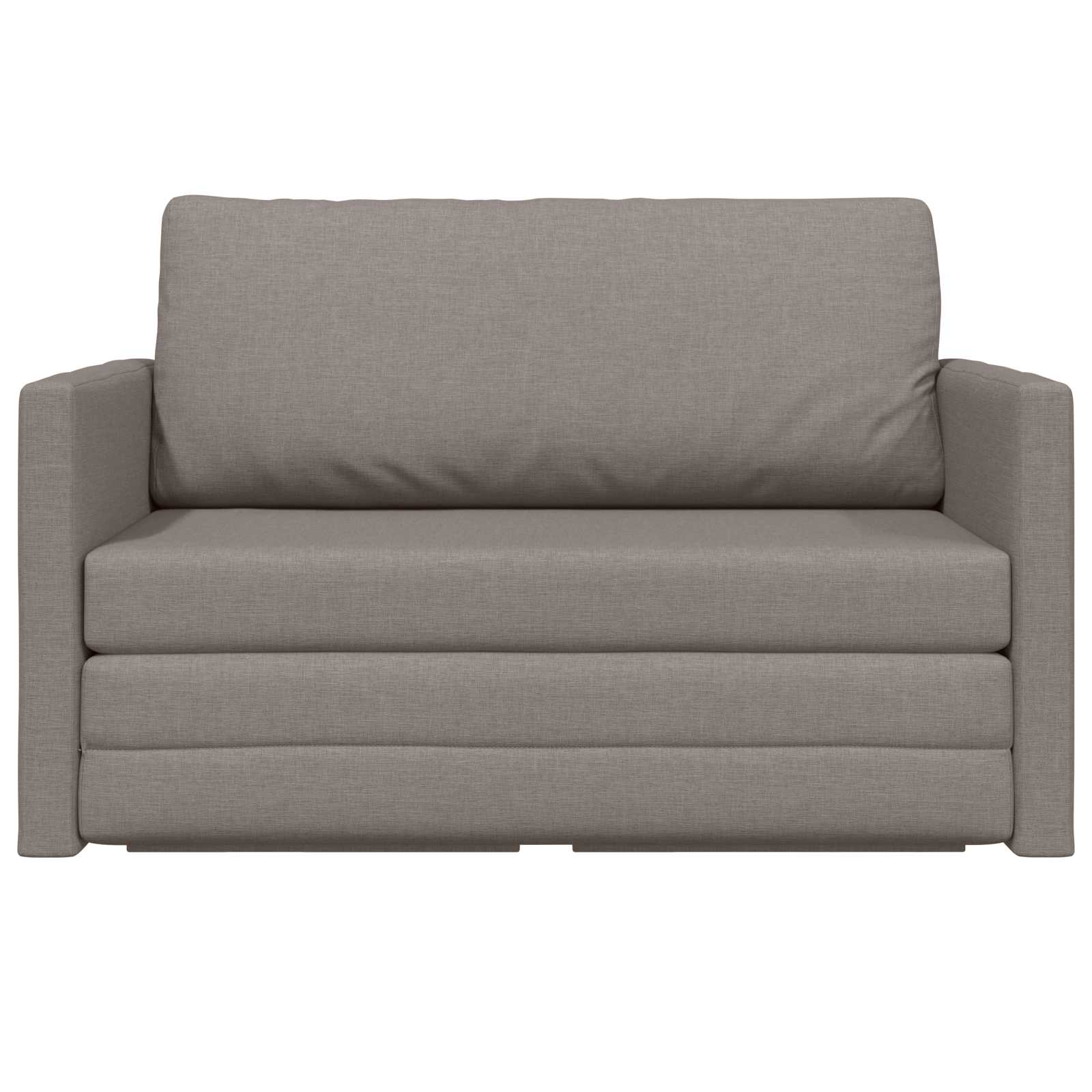 vidaXL Sofa Bed 110cm Ciemnoszary tkanina