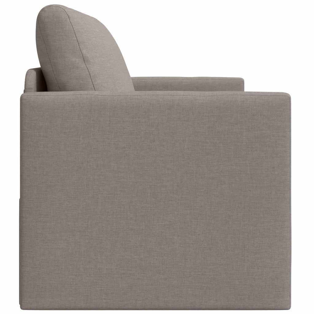 vidaXL Sofa Bed 110cm Ciemnoszary tkanina