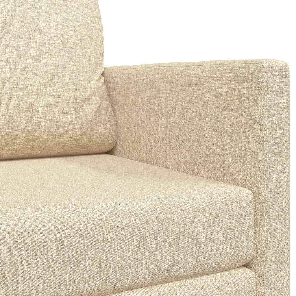 vidaXL Sofa Bed 110cm Kremowy tkanina
