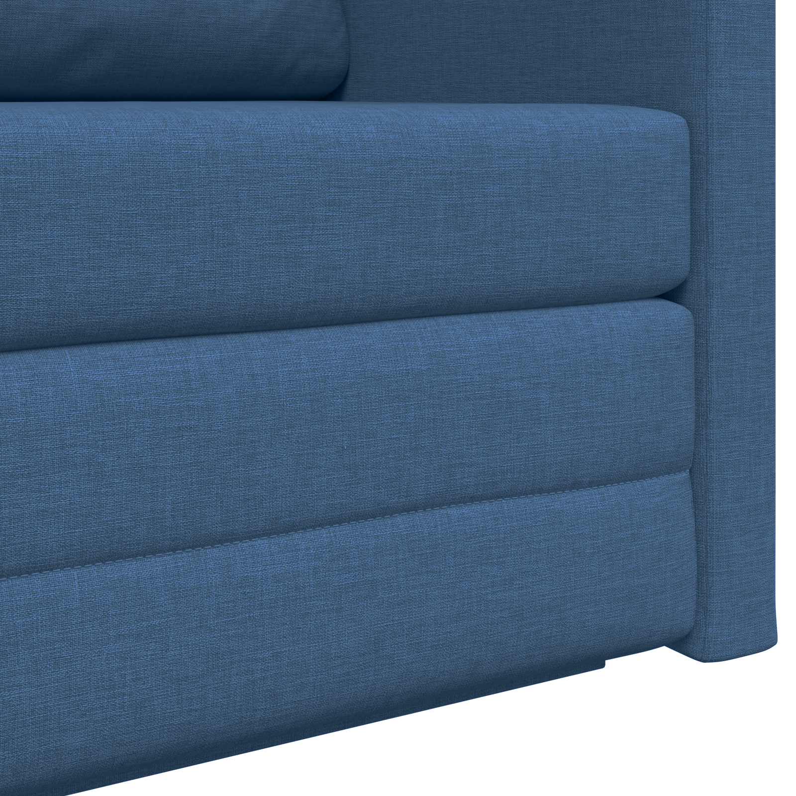 vidaXL Sofa Bed 110cm Niebieski tkanina