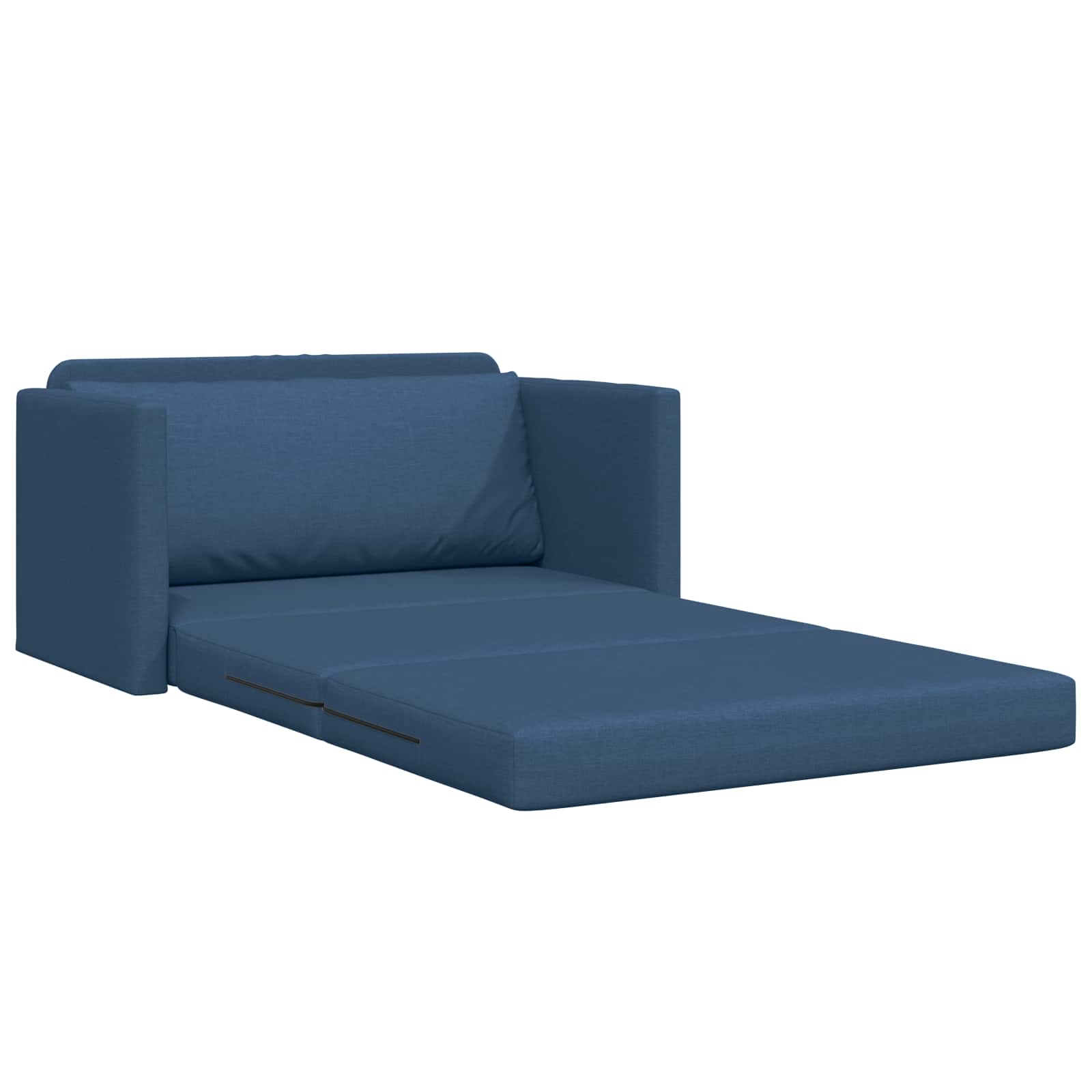 vidaXL Sofa Bed 110cm Niebieski tkanina