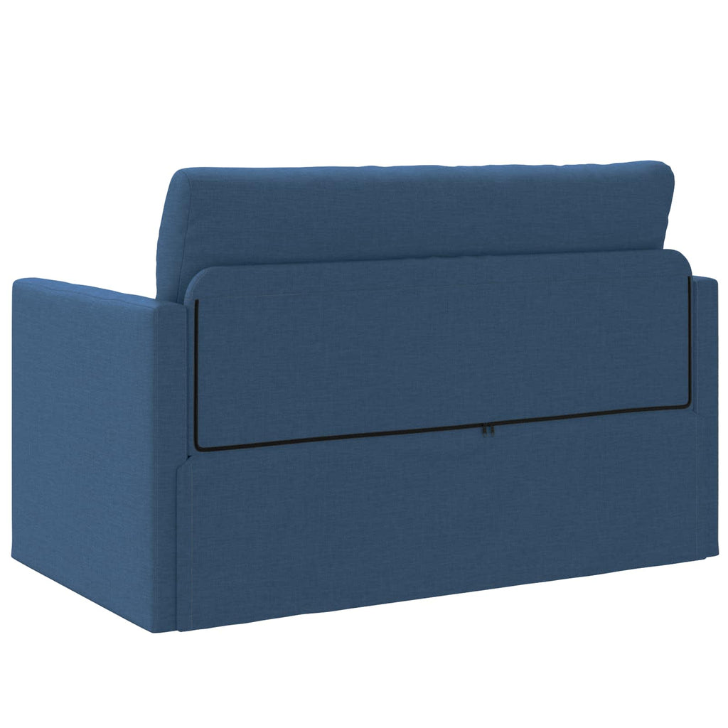 vidaXL Sofa Bed 110cm Niebieski tkanina