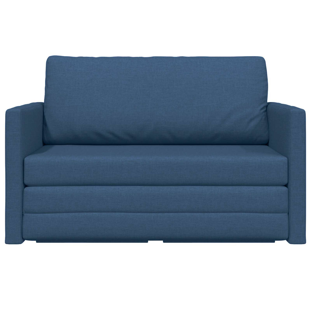 vidaXL Sofa Bed 110cm Niebieski tkanina