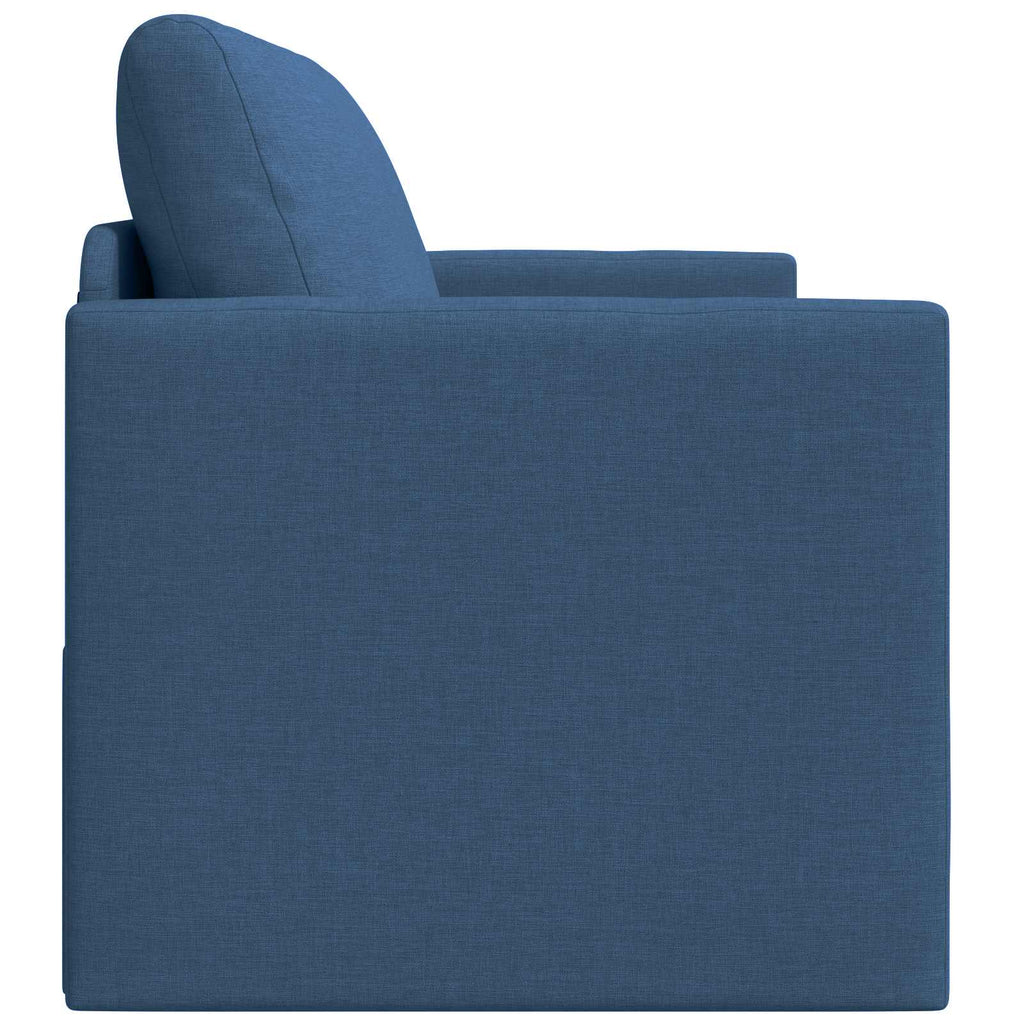 vidaXL Sofa Bed 110cm Niebieski tkanina