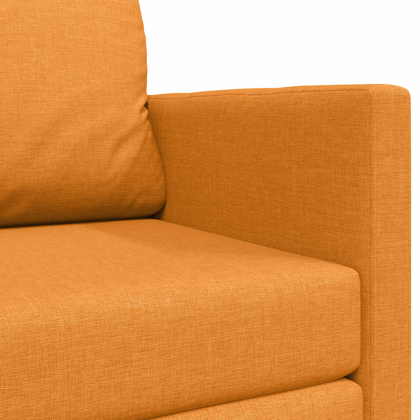 vidaXL Sofa Bed 110cm Ciemny Żółty tkanina