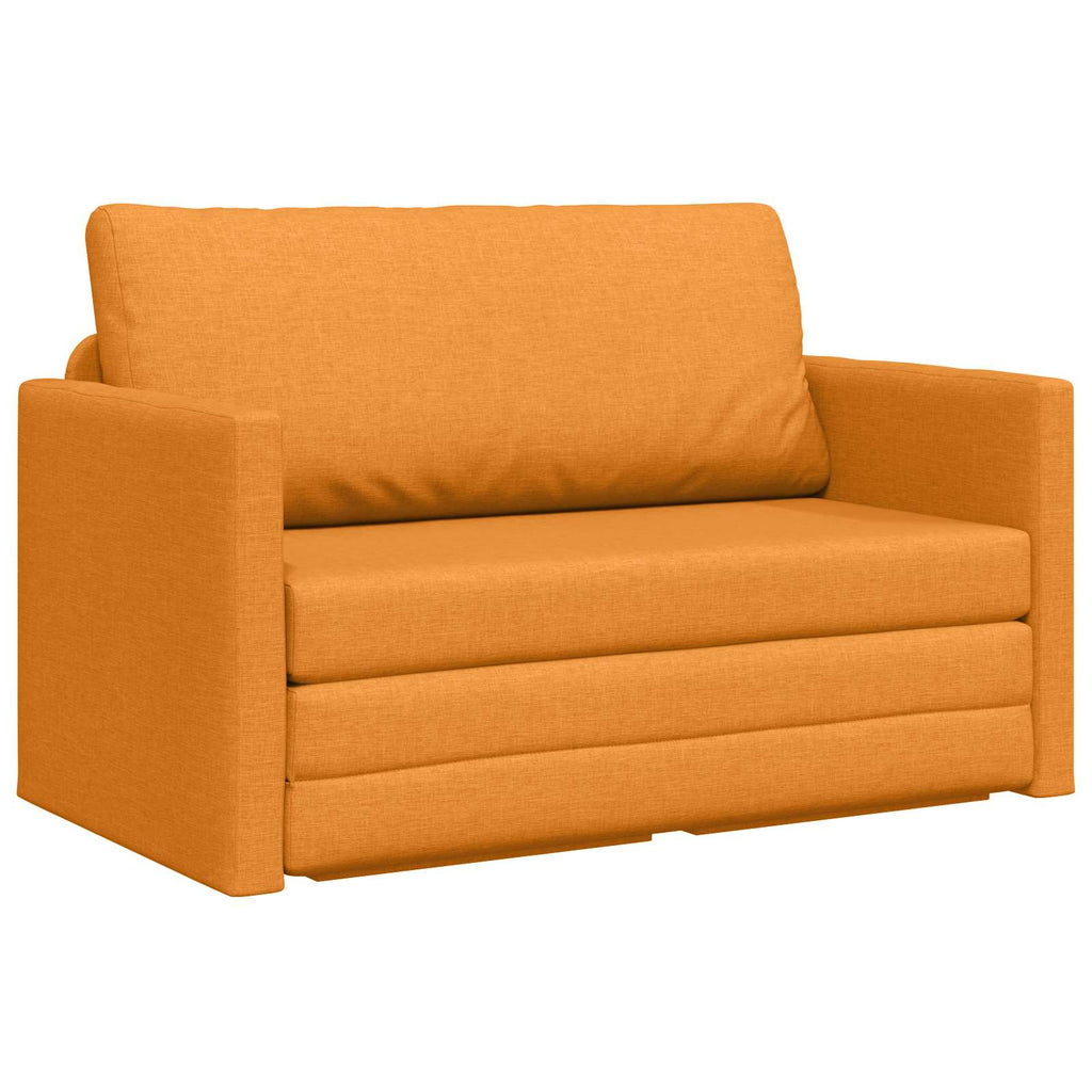 vidaXL Sofa Bed 110cm Ciemny Żółty tkanina