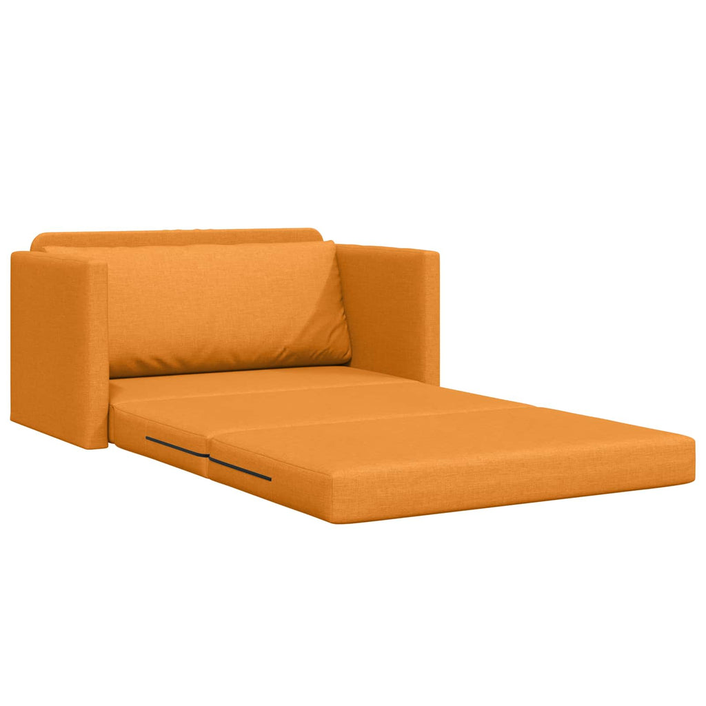 vidaXL Sofa Bed 110cm Ciemny Żółty tkanina