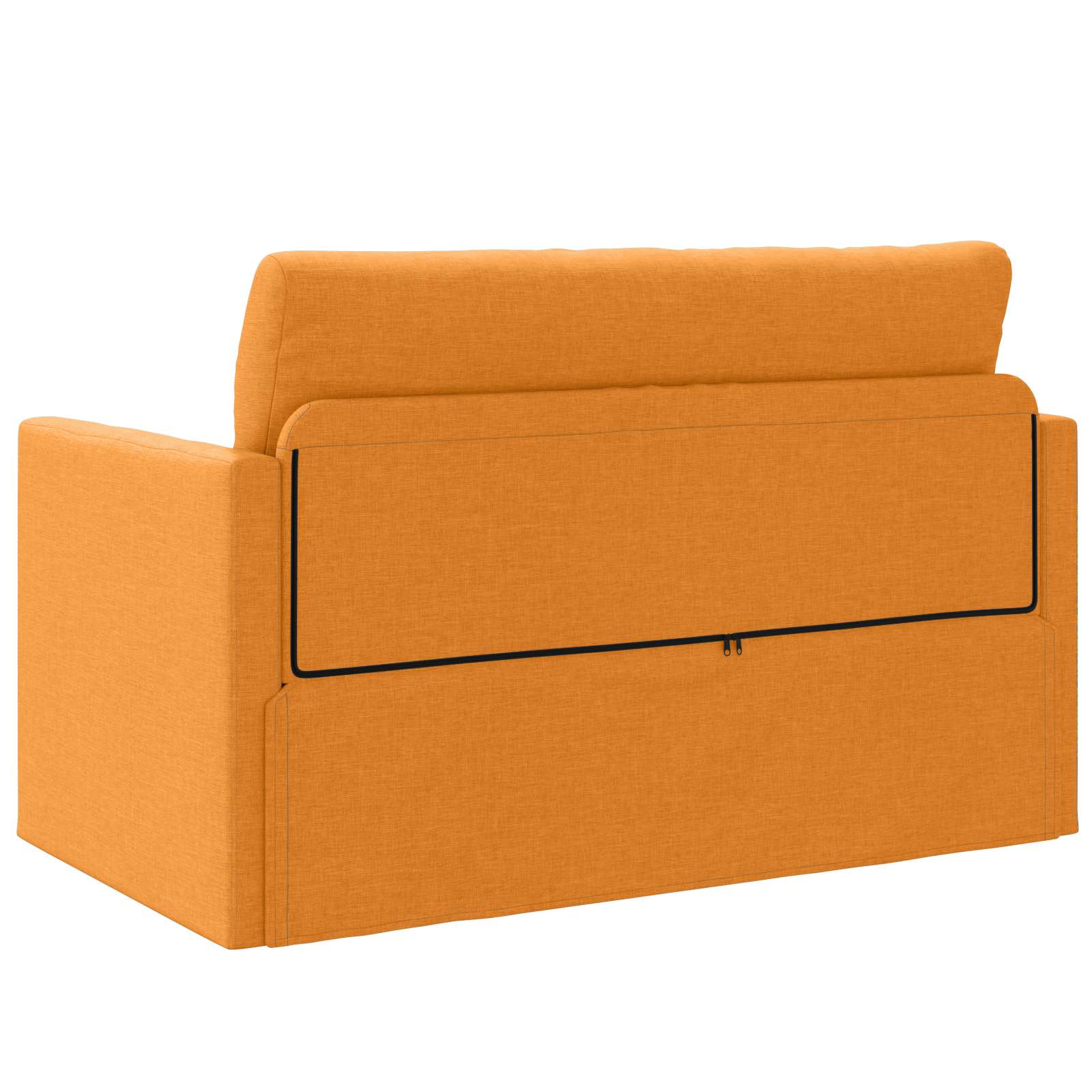 vidaXL Sofa Bed 110cm Ciemny Żółty tkanina